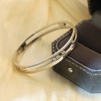 [Sprite Jewelry]Move Romane Diamond Bangle Bracelet