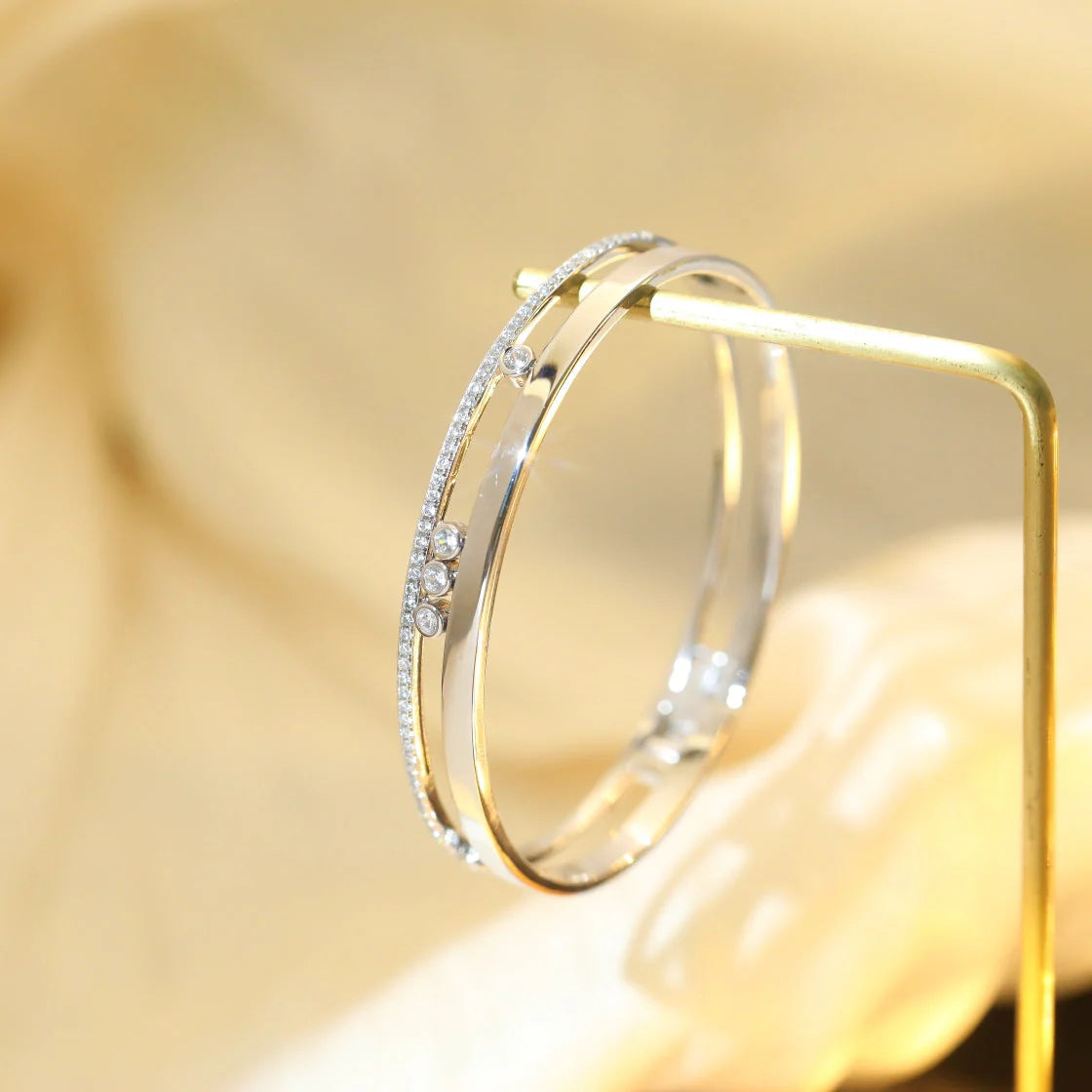 [Sprite Jewelry]Move Romane Diamond Bangle Bracelet