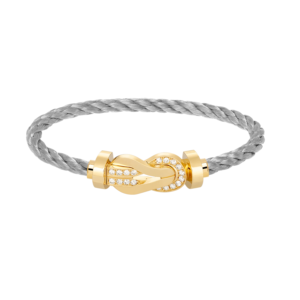 ¡®Sprite Jewelry¡¯CHANCE LARGE 8 FIGURE BUCKLE HALF DIAMOND BRACELET GOLD
