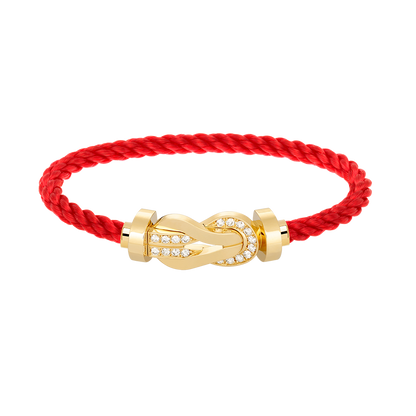 ¡®Sprite Jewelry¡¯CHANCE LARGE 8 FIGURE BUCKLE HALF DIAMOND BRACELET GOLD