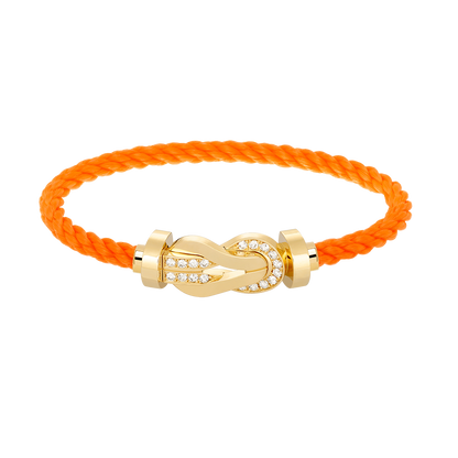 ¡®Sprite Jewelry¡¯CHANCE LARGE 8 FIGURE BUCKLE HALF DIAMOND BRACELET GOLD