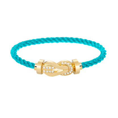 ¡®Sprite Jewelry¡¯CHANCE LARGE 8 FIGURE BUCKLE HALF DIAMOND BRACELET GOLD