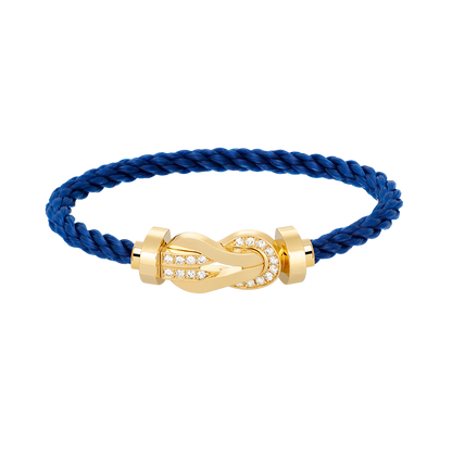 ¡®Sprite Jewelry¡¯CHANCE LARGE 8 FIGURE BUCKLE HALF DIAMOND BRACELET GOLD