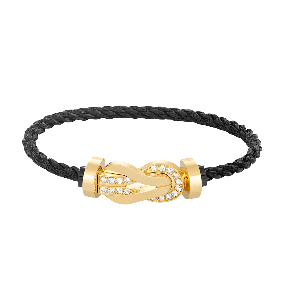 ¡®Sprite Jewelry¡¯CHANCE LARGE 8 FIGURE BUCKLE HALF DIAMOND BRACELET GOLD