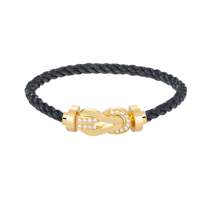 ¡®Sprite Jewelry¡¯CHANCE LARGE 8 FIGURE BUCKLE HALF DIAMOND BRACELET GOLD