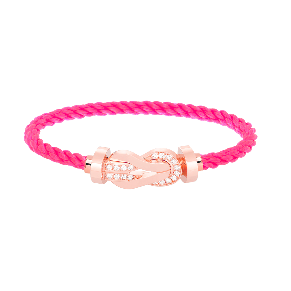 ¡®Sprite Jewelry¡¯CHANCE LARGE 8 FIGURE BUCKLE HALF DIAMOND BRACELET ROSE GOLD