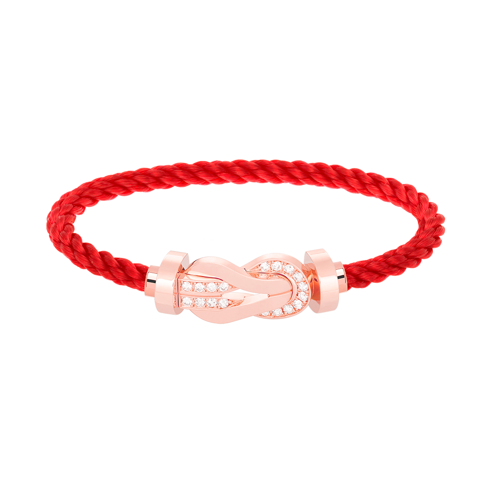 ¡®Sprite Jewelry¡¯CHANCE LARGE 8 FIGURE BUCKLE HALF DIAMOND BRACELET ROSE GOLD
