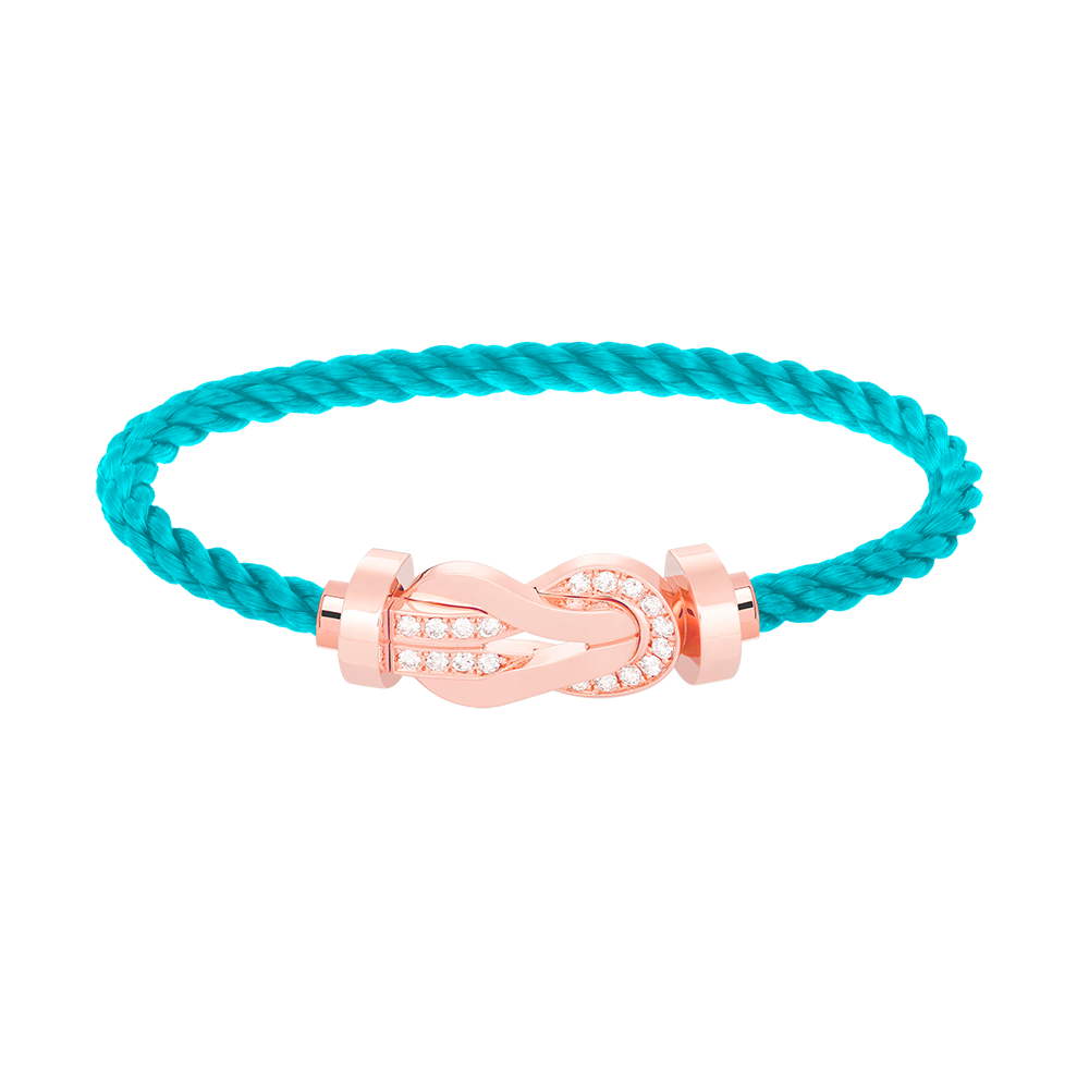 ¡®Sprite Jewelry¡¯CHANCE LARGE 8 FIGURE BUCKLE HALF DIAMOND BRACELET ROSE GOLD