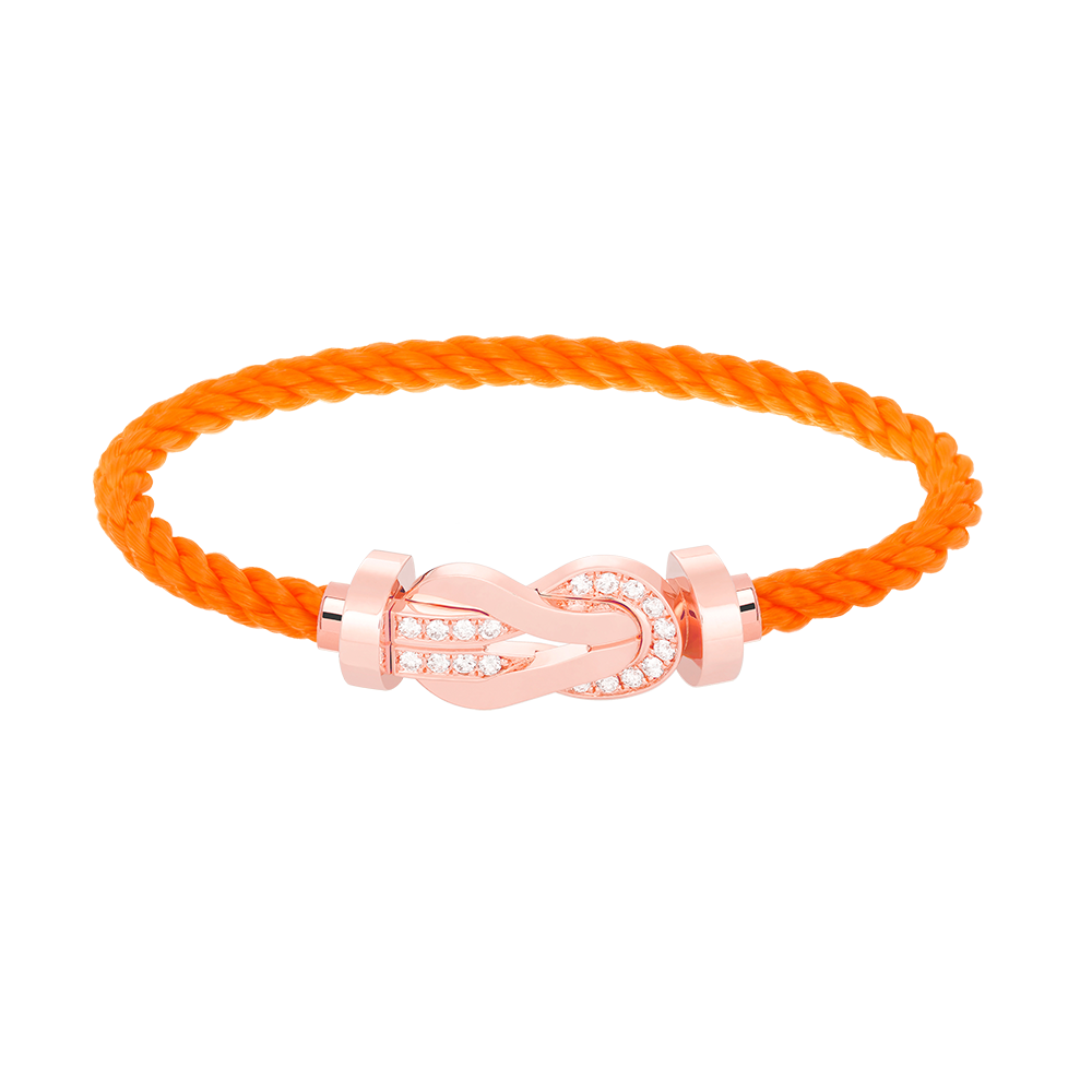 ¡®Sprite Jewelry¡¯CHANCE LARGE 8 FIGURE BUCKLE HALF DIAMOND BRACELET ROSE GOLD