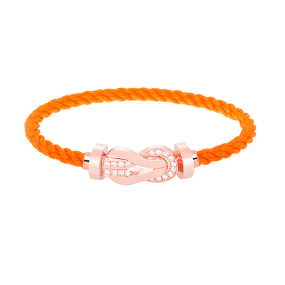 ¡®Sprite Jewelry¡¯CHANCE LARGE 8 FIGURE BUCKLE HALF DIAMOND BRACELET ROSE GOLD