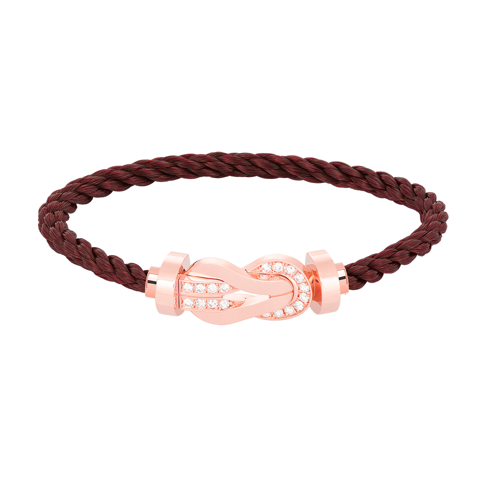 ¡®Sprite Jewelry¡¯CHANCE LARGE 8 FIGURE BUCKLE HALF DIAMOND BRACELET ROSE GOLD