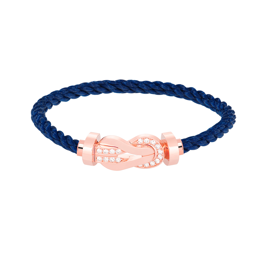 ¡®Sprite Jewelry¡¯CHANCE LARGE 8 FIGURE BUCKLE HALF DIAMOND BRACELET ROSE GOLD