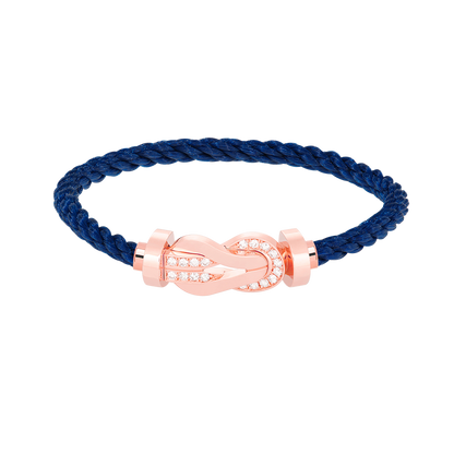 ¡®Sprite Jewelry¡¯CHANCE LARGE 8 FIGURE BUCKLE HALF DIAMOND BRACELET ROSE GOLD