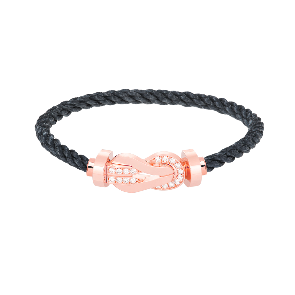 ¡®Sprite Jewelry¡¯CHANCE LARGE 8 FIGURE BUCKLE HALF DIAMOND BRACELET ROSE GOLD
