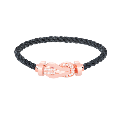 ¡®Sprite Jewelry¡¯CHANCE LARGE 8 FIGURE BUCKLE HALF DIAMOND BRACELET ROSE GOLD