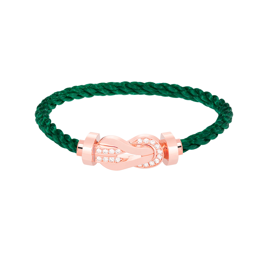 ¡®Sprite Jewelry¡¯CHANCE LARGE 8 FIGURE BUCKLE HALF DIAMOND BRACELET ROSE GOLD