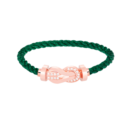 ¡®Sprite Jewelry¡¯CHANCE LARGE 8 FIGURE BUCKLE HALF DIAMOND BRACELET ROSE GOLD