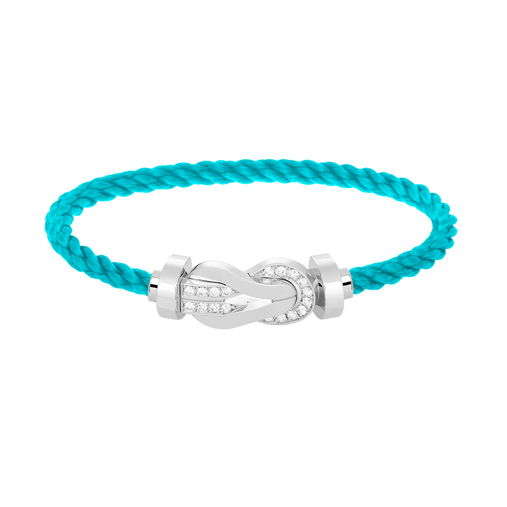 ¡®Sprite Jewelry¡¯CHANCE LARGE 8 FIGURE BUCKLE HALF DIAMOND BRACELET SILVER