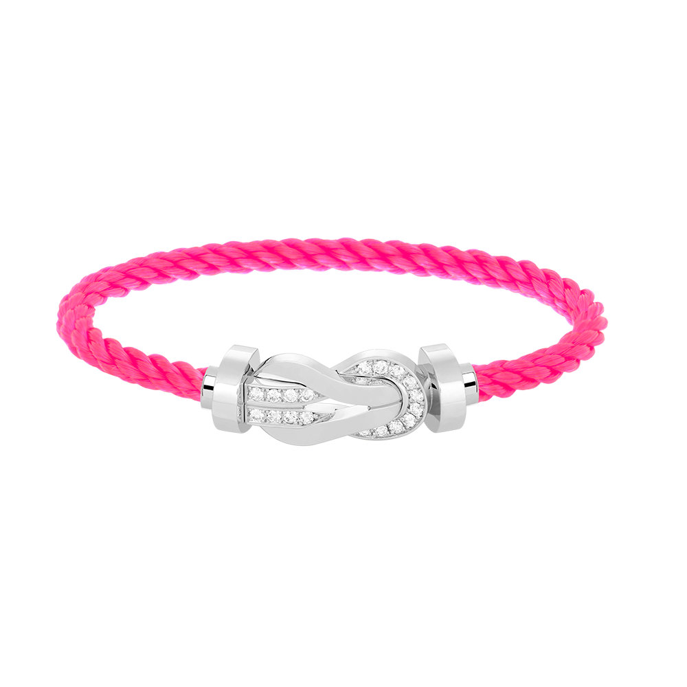 ¡®Sprite Jewelry¡¯CHANCE LARGE 8 FIGURE BUCKLE HALF DIAMOND BRACELET SILVER