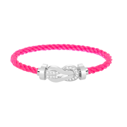 ¡®Sprite Jewelry¡¯CHANCE LARGE 8 FIGURE BUCKLE HALF DIAMOND BRACELET SILVER