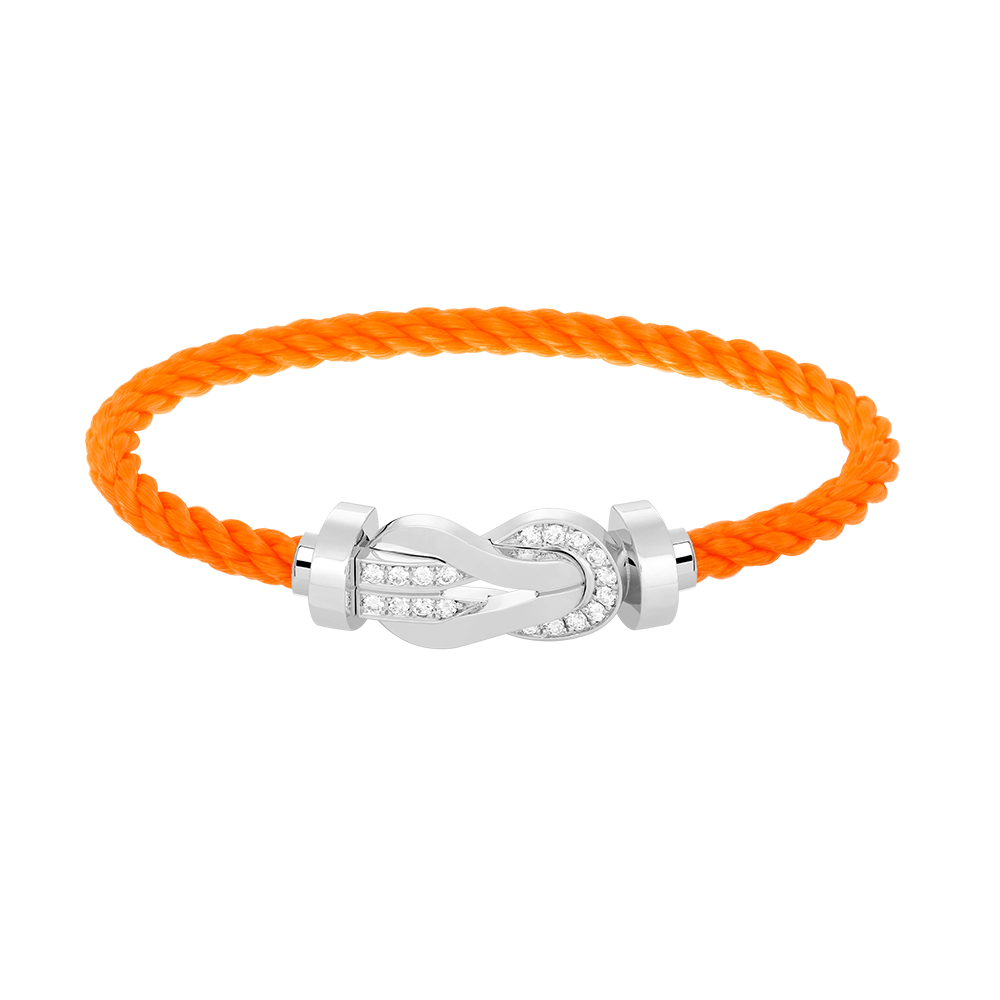 ¡®Sprite Jewelry¡¯CHANCE LARGE 8 FIGURE BUCKLE HALF DIAMOND BRACELET SILVER
