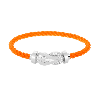 ¡®Sprite Jewelry¡¯CHANCE LARGE 8 FIGURE BUCKLE HALF DIAMOND BRACELET SILVER