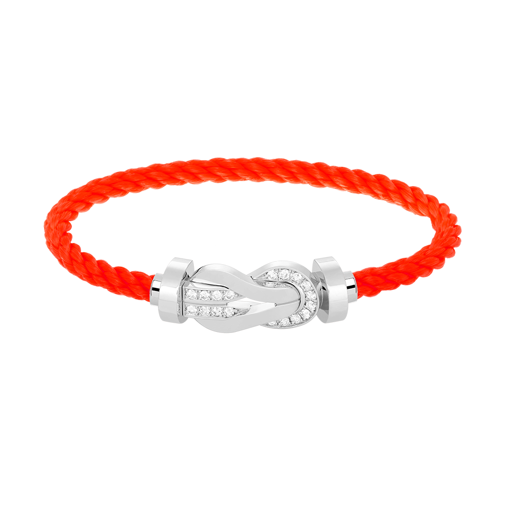 ¡®Sprite Jewelry¡¯CHANCE LARGE 8 FIGURE BUCKLE HALF DIAMOND BRACELET SILVER