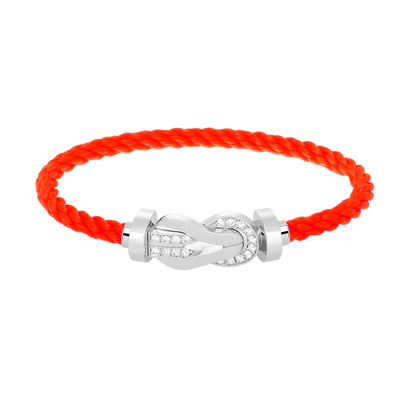¡®Sprite Jewelry¡¯CHANCE LARGE 8 FIGURE BUCKLE HALF DIAMOND BRACELET SILVER