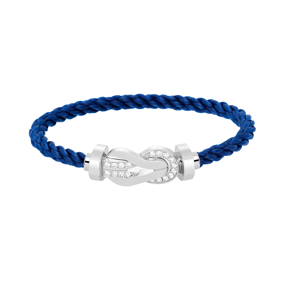 ¡®Sprite Jewelry¡¯CHANCE LARGE 8 FIGURE BUCKLE HALF DIAMOND BRACELET SILVER