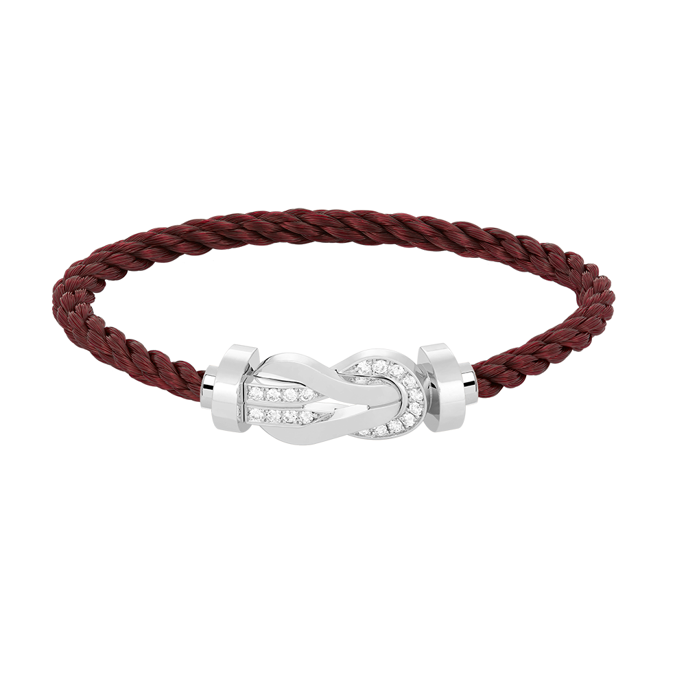 ¡®Sprite Jewelry¡¯CHANCE LARGE 8 FIGURE BUCKLE HALF DIAMOND BRACELET SILVER
