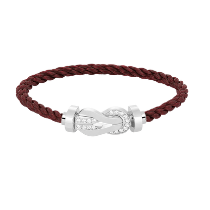 ¡®Sprite Jewelry¡¯CHANCE LARGE 8 FIGURE BUCKLE HALF DIAMOND BRACELET SILVER