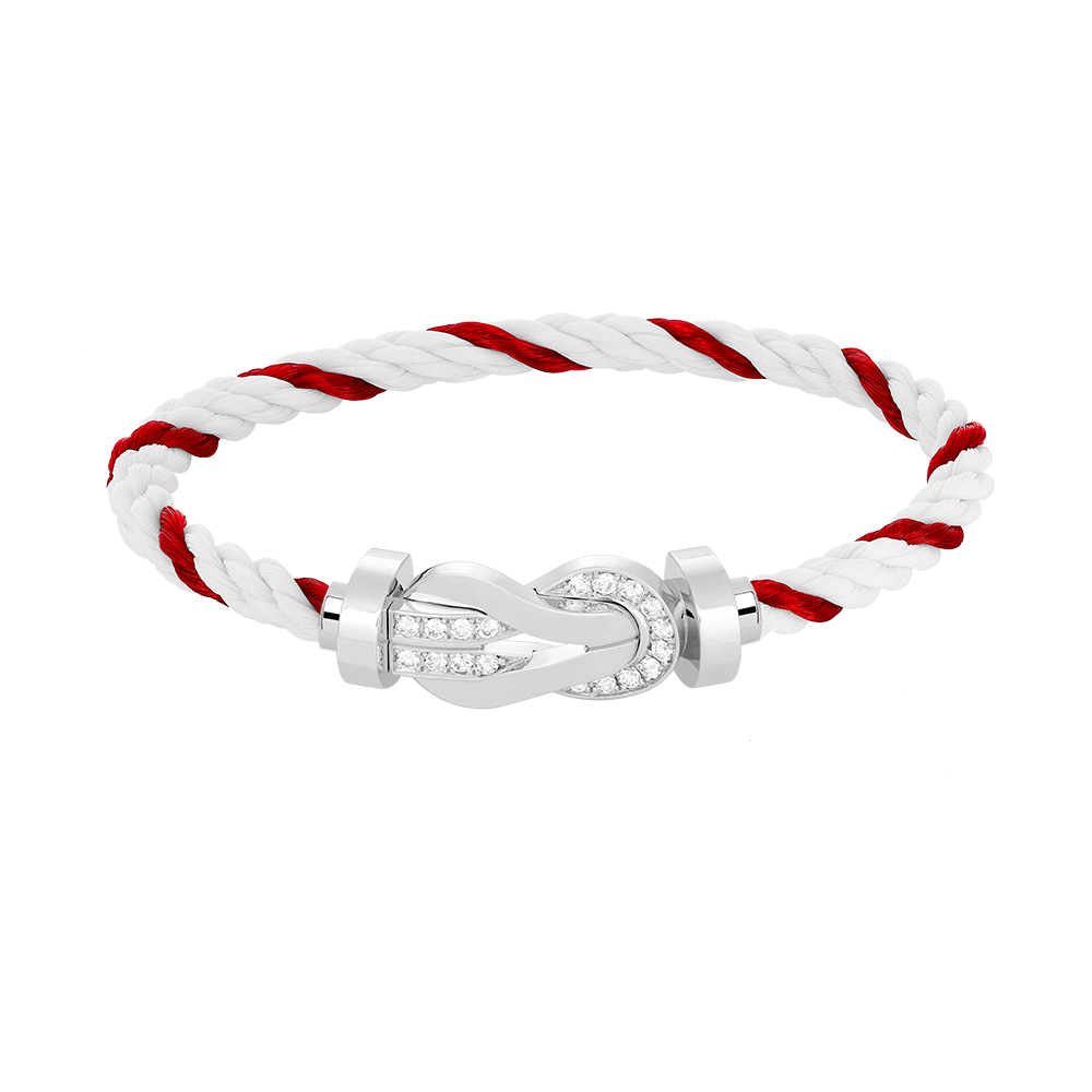 ¡®Sprite Jewelry¡¯CHANCE LARGE 8 FIGURE BUCKLE HALF DIAMOND BRACELET SILVER