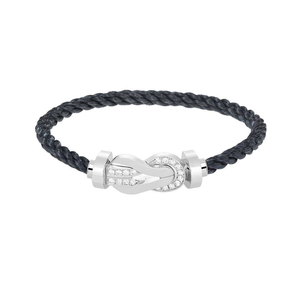 ¡®Sprite Jewelry¡¯CHANCE LARGE 8 FIGURE BUCKLE HALF DIAMOND BRACELET SILVER