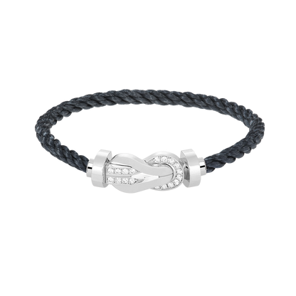 ¡®Sprite Jewelry¡¯CHANCE LARGE 8 FIGURE BUCKLE HALF DIAMOND BRACELET SILVER