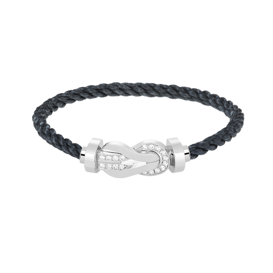 ¡®Sprite Jewelry¡¯CHANCE LARGE 8 FIGURE BUCKLE HALF DIAMOND BRACELET SILVER