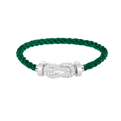 ¡®Sprite Jewelry¡¯CHANCE LARGE 8 FIGURE BUCKLE HALF DIAMOND BRACELET SILVER