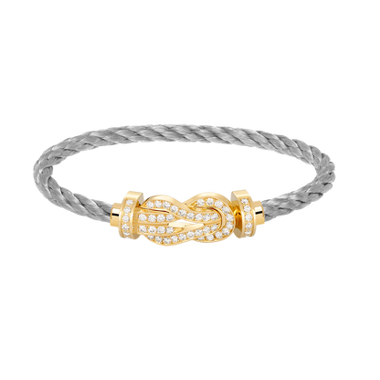 ¡®Sprite Jewelry¡¯CHANCE LARGE 8 FIGURE BUCKLE FULLDIAMOND BRACELET GOLD
