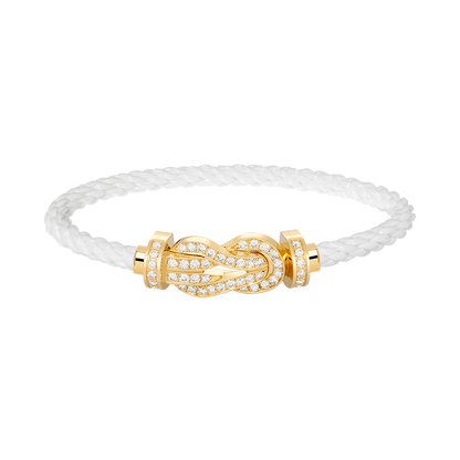 ¡®Sprite Jewelry¡¯CHANCE LARGE 8 FIGURE BUCKLE FULLDIAMOND BRACELET GOLD