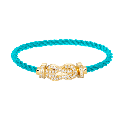 ¡®Sprite Jewelry¡¯CHANCE LARGE 8 FIGURE BUCKLE FULLDIAMOND BRACELET GOLD