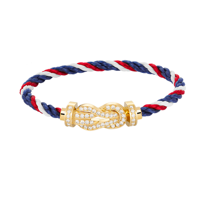 ¡®Sprite Jewelry¡¯CHANCE LARGE 8 FIGURE BUCKLE FULLDIAMOND BRACELET GOLD