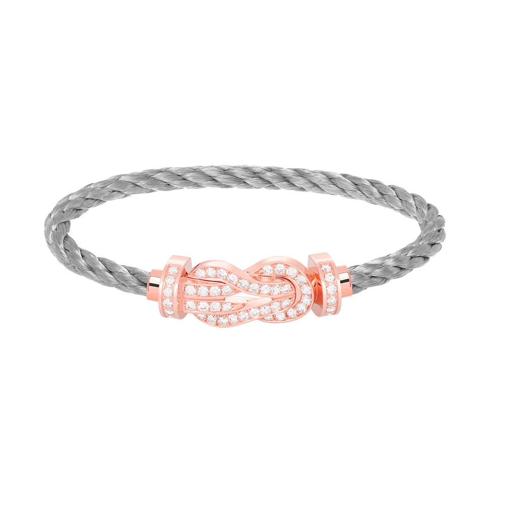 ¡®Sprite Jewelry¡¯CHANCE LARGE 8 FIGURE BUCKLE FULL DIAMOND BRACELET ROSE GOLD