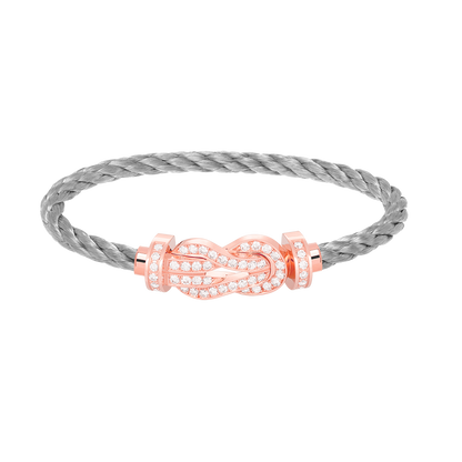 ¡®Sprite Jewelry¡¯CHANCE LARGE 8 FIGURE BUCKLE FULL DIAMOND BRACELET ROSE GOLD
