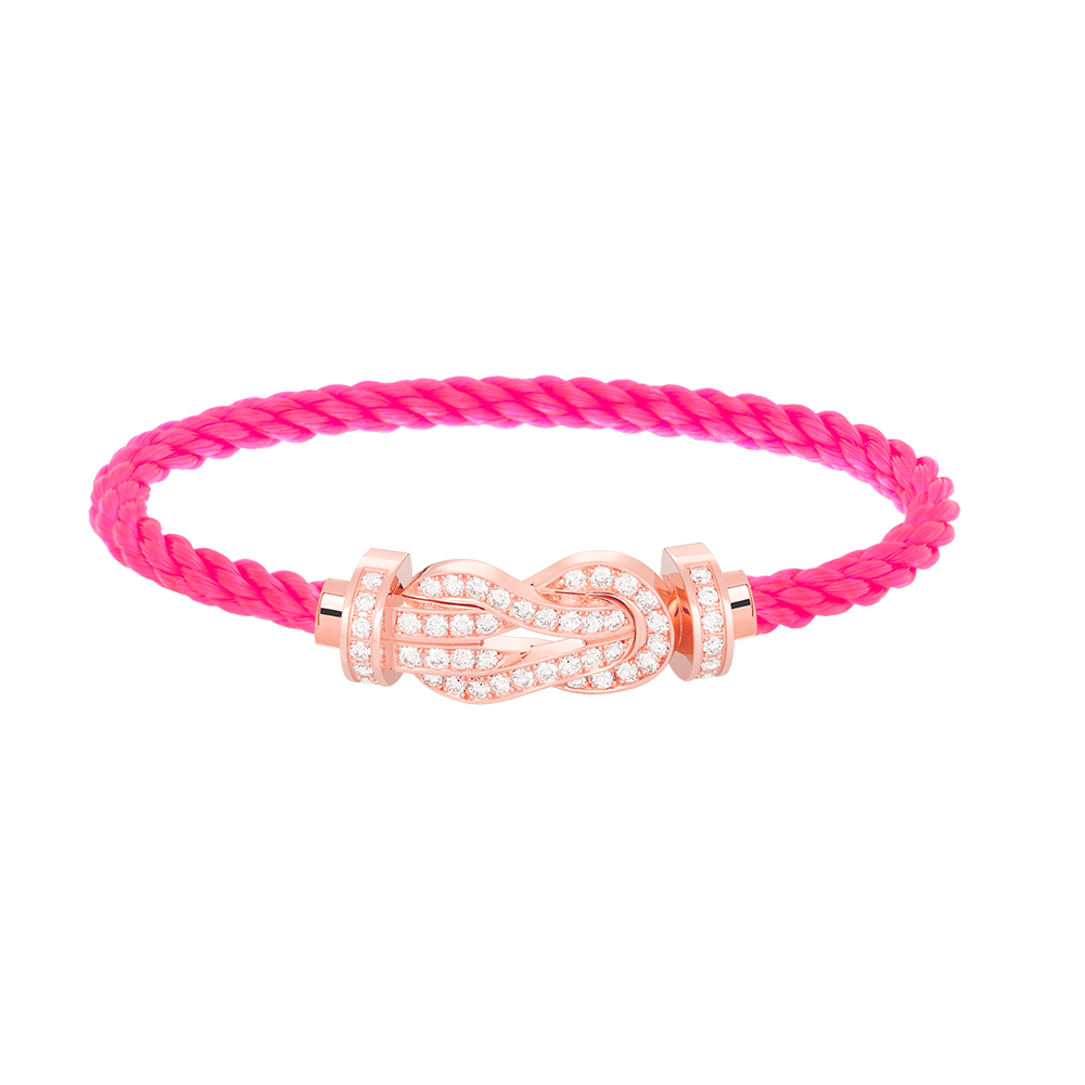 ¡®Sprite Jewelry¡¯CHANCE LARGE 8 FIGURE BUCKLE FULL DIAMOND BRACELET ROSE GOLD