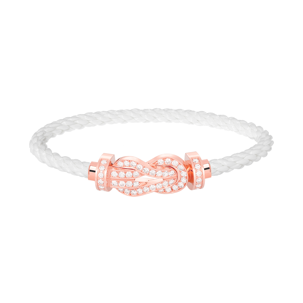 ¡®Sprite Jewelry¡¯CHANCE LARGE 8 FIGURE BUCKLE FULL DIAMOND BRACELET ROSE GOLD