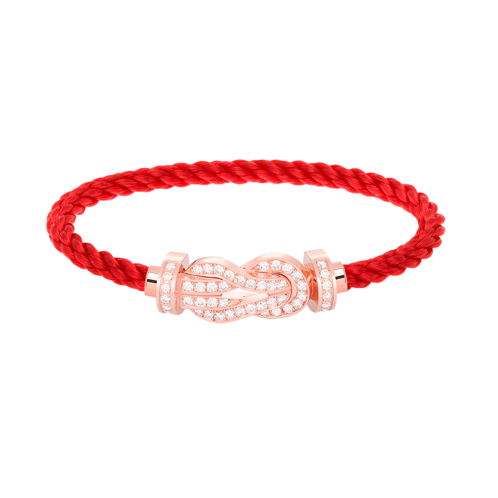 ¡®Sprite Jewelry¡¯CHANCE LARGE 8 FIGURE BUCKLE FULL DIAMOND BRACELET ROSE GOLD