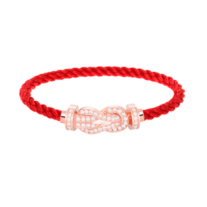 ¡®Sprite Jewelry¡¯CHANCE LARGE 8 FIGURE BUCKLE FULL DIAMOND BRACELET ROSE GOLD