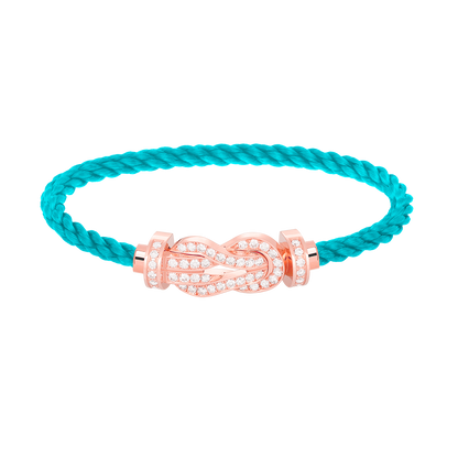 ¡®Sprite Jewelry¡¯CHANCE LARGE 8 FIGURE BUCKLE FULL DIAMOND BRACELET ROSE GOLD