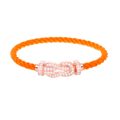 ¡®Sprite Jewelry¡¯CHANCE LARGE 8 FIGURE BUCKLE FULL DIAMOND BRACELET ROSE GOLD