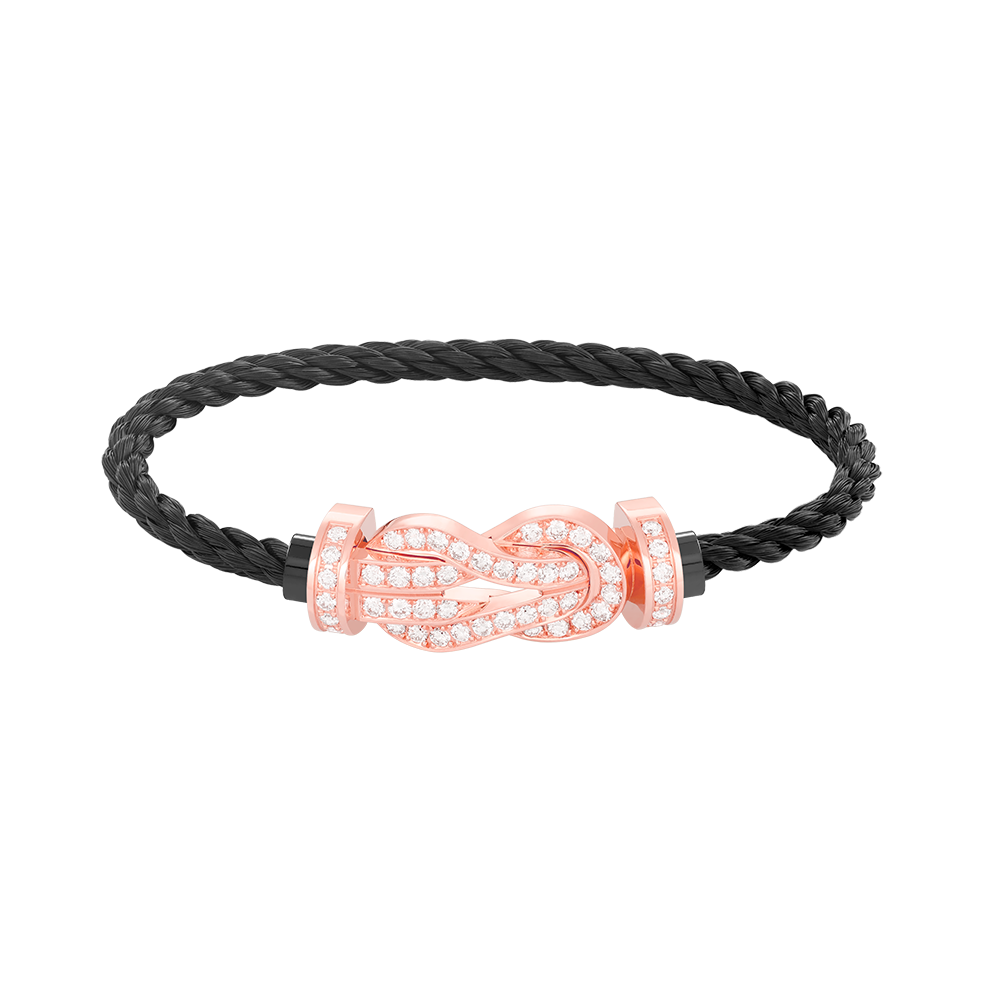 ¡®Sprite Jewelry¡¯CHANCE LARGE 8 FIGURE BUCKLE FULL DIAMOND BRACELET ROSE GOLD