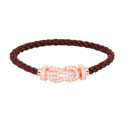 ¡®Sprite Jewelry¡¯CHANCE LARGE 8 FIGURE BUCKLE FULL DIAMOND BRACELET ROSE GOLD